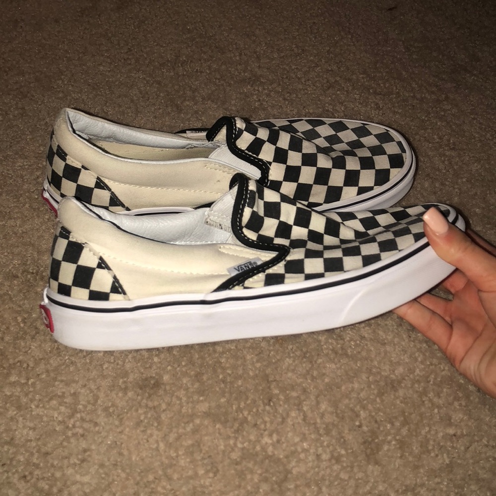 checkered vans